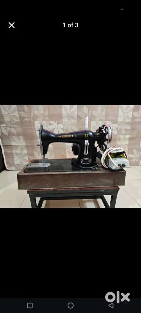 Sewing Machine with Motor, Excellent Condition, Lightly Used
