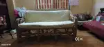 3 sitter sofa wooden sofa