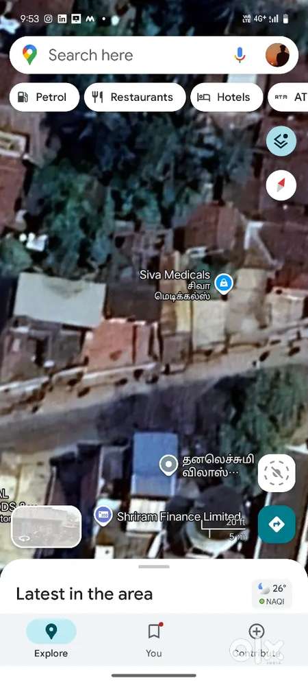 860 sq ft commercial shop on sembanarkovil-mayiladuthurai main rd