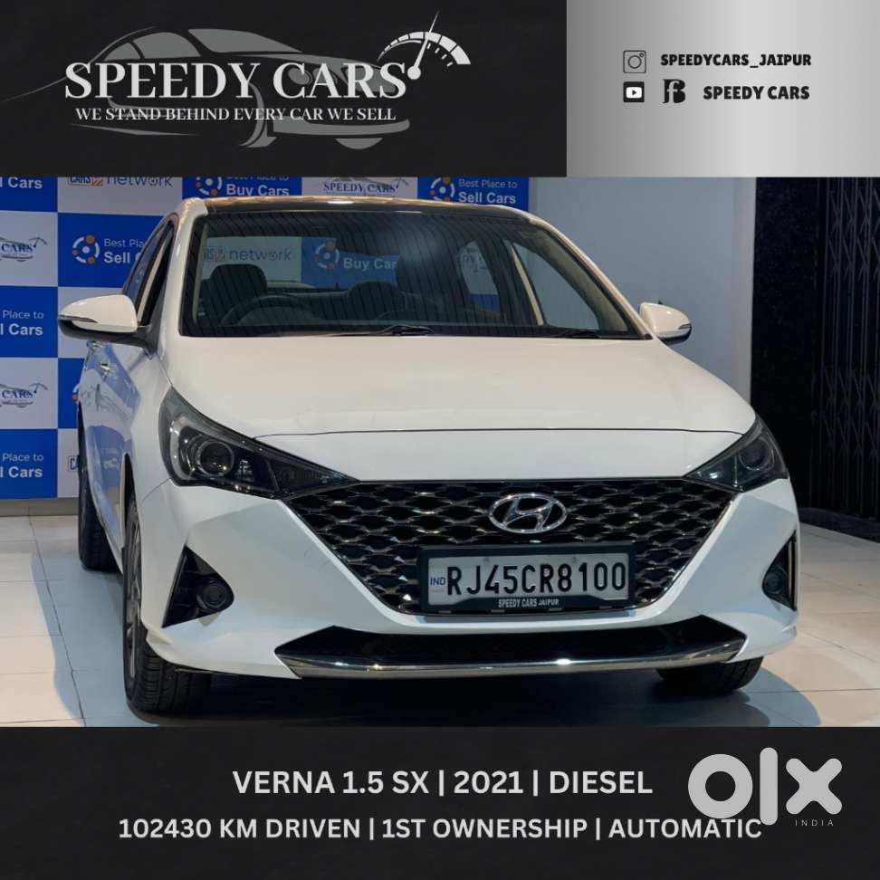 Hyundai Verna 1.5 SX Diesel AT, 2021, Diesel