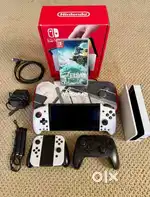 Nintendo Switch OLED (mint) + Zelda Tears Of The Kingdom + Premium
