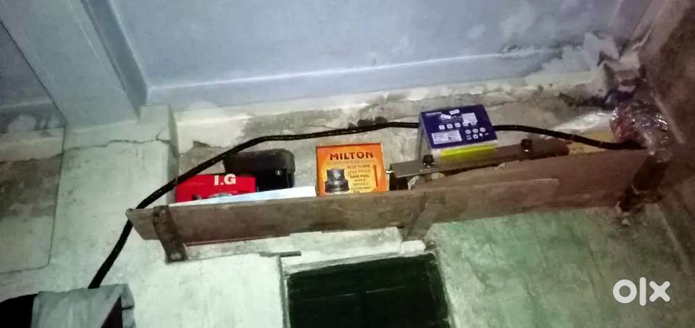 Copper pipe 10 foot with wrapping and new ac outdoor stand