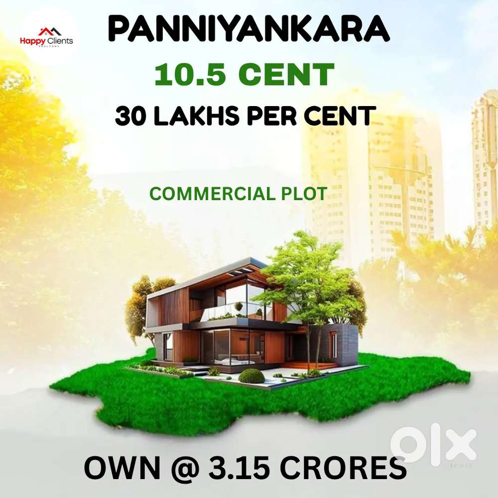 PANNIYANKARA 10.5 CENT 30 LAKHS PER CENT: 3.15 CRORES