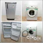 Whirlpool fridge ..,and lgwashing machine front load