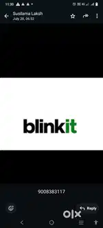 Hiring for chandigarh blinkit delivery boy job