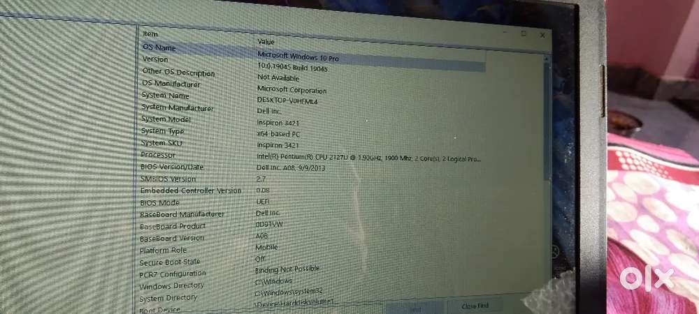 Dell Laptop ( Charger, Keyboard, Mouse Free)