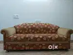Sofa set 6 seater (3+3) and centre table