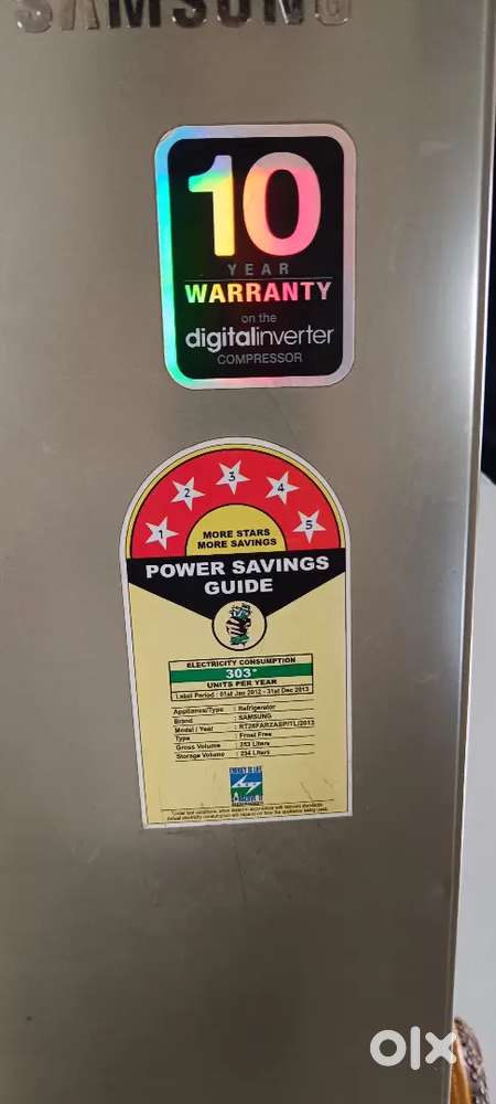 Samsung fridge of 253 ltr double door