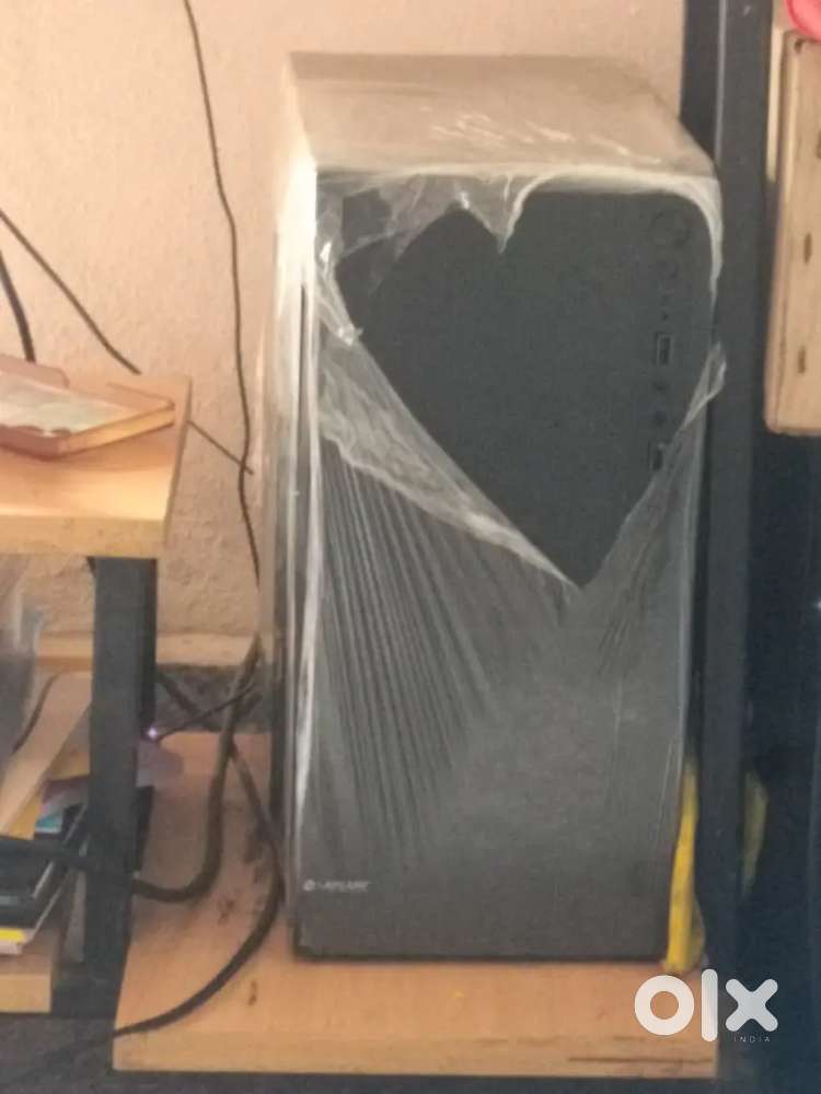 Pc with monitor keyboard and mouse table