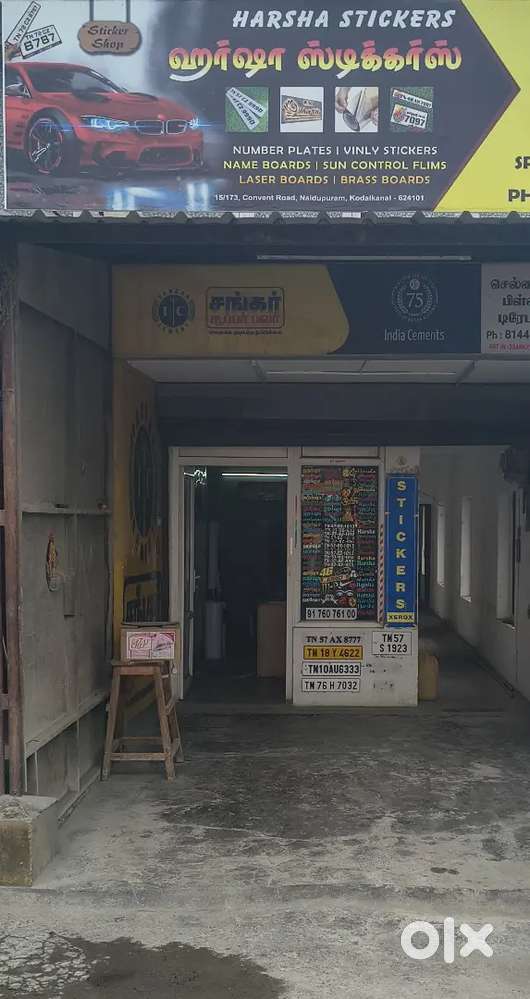 Sticker Shop work in Kodaikanal