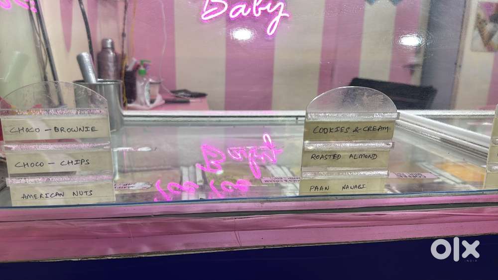 Ice cream freezers, fridge and kitchen appliances