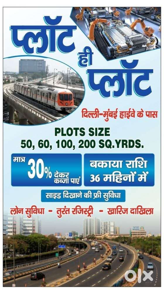 आसान किस्तों पर Plot पक्की Registry kist 8000/-