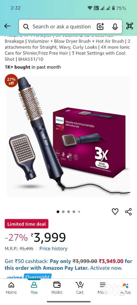 PHILIPS Hair Straightener