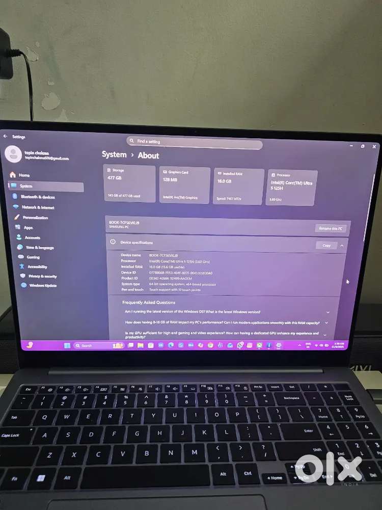 Samsung galaxy book 4 pro ultra 5 125H