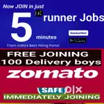 FREE JOINING 100 Delivery boys Zomato Food Delivery jobs