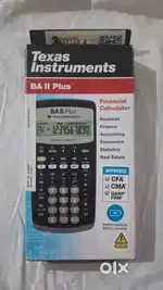 Texas Instruments BA II Plus Financial Calculator, FRM ,CMA, CFA .