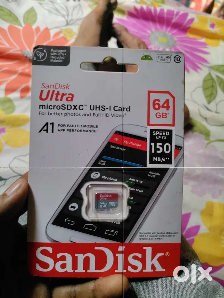 Memory card sandisk 64 gb new