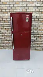 Samsumg red colour flower double door forst free refrigerator#_-2(