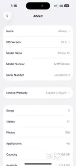 iPhone 15 back