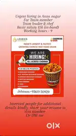 team member to team leader,chef