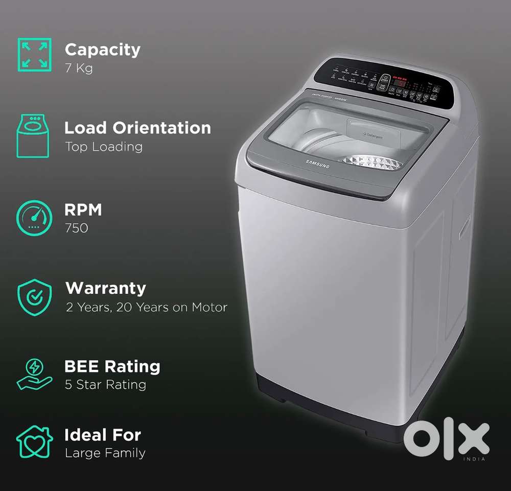 Selling SAMSUNG 10 kg 5 Star Inverter Fully Automatic Top Loading