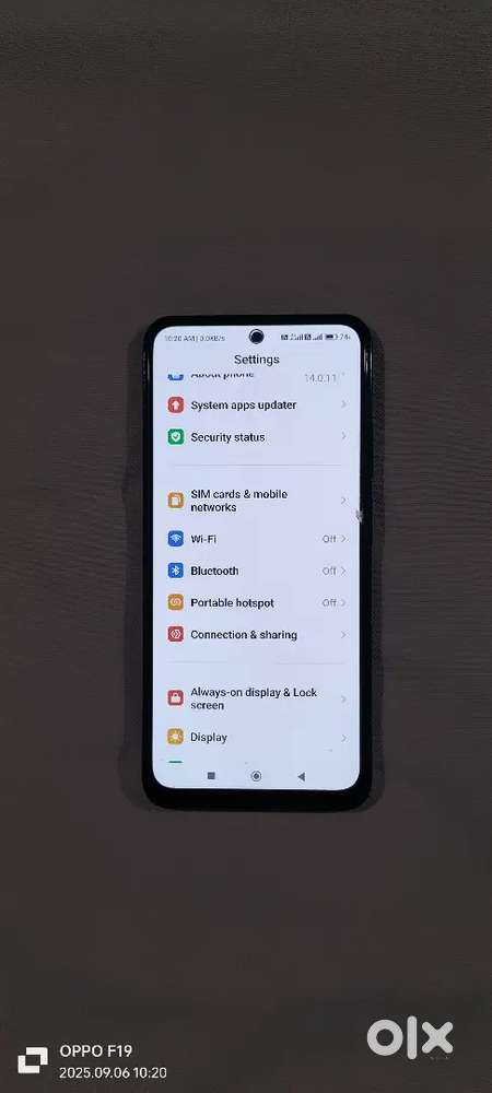 Radmi note10s 4g 6 +64 Ram