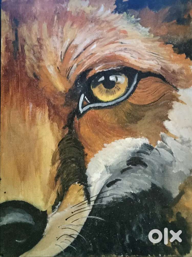 Fox eye painting