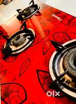 Beautiful Butterfly 3 Burner Glass Top stove for sale