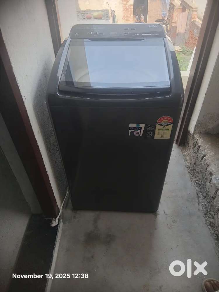 Whirlpool fully automatic 7kg washing machine 3 days old only