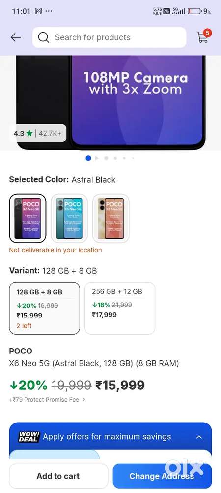 Poco x6 neo