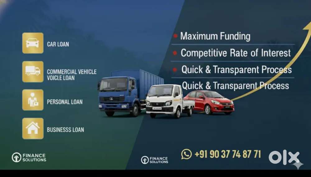 Bike ,Car loan ,home loan,used vehicle loan, commercial vehicle loan