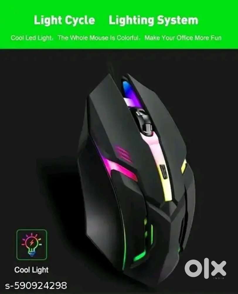 New gaming mouse RGB lighting mouse