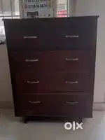 Teak wood chest of drawers