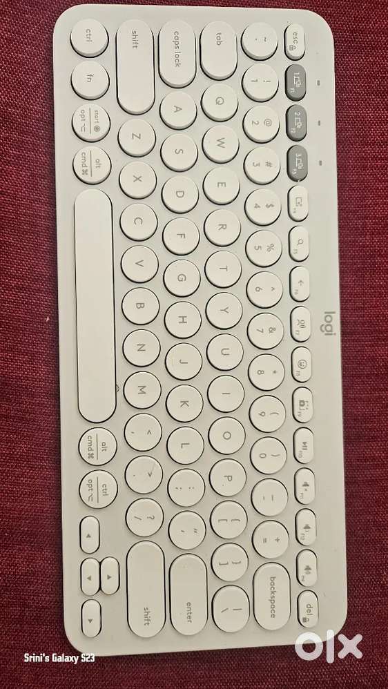 New Logitech K380s and used mechanical RGB wired keyboard for sale