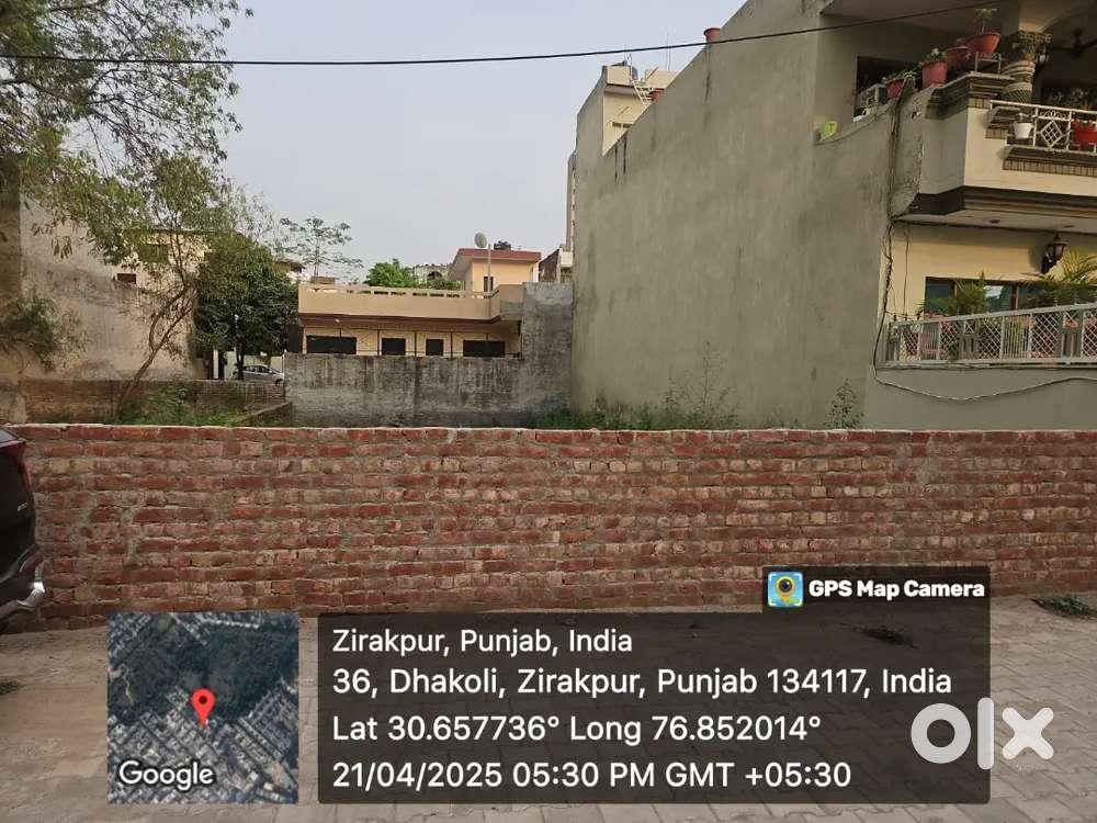 Plot is situated at dhakoli Zirakpur near to panchkula