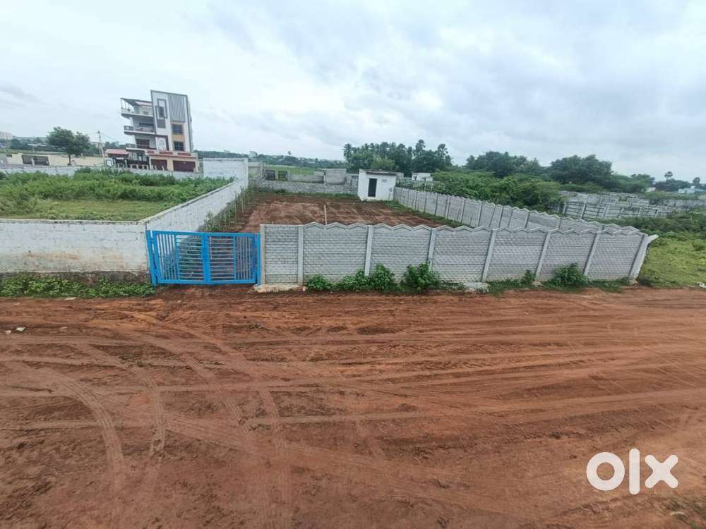 500 sqy open plot for sale in rampally North Facing