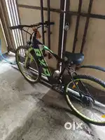 An electric cycle with everything and also the charger.