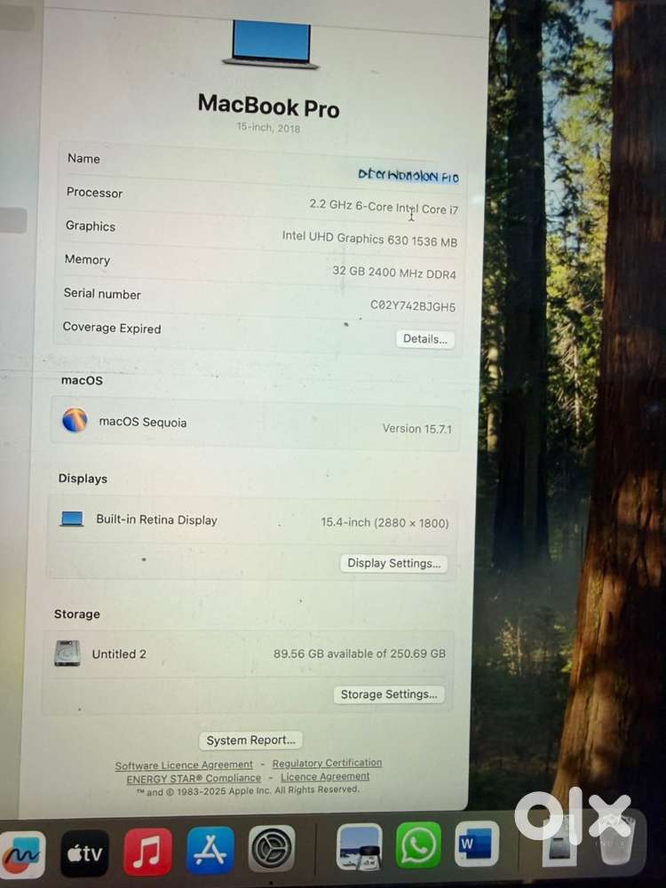 Macbook 15inch