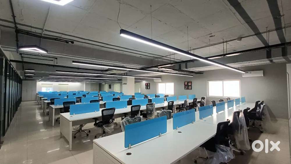 100 Workstations 5 Cabins 1 Conference plug and play office for Rent