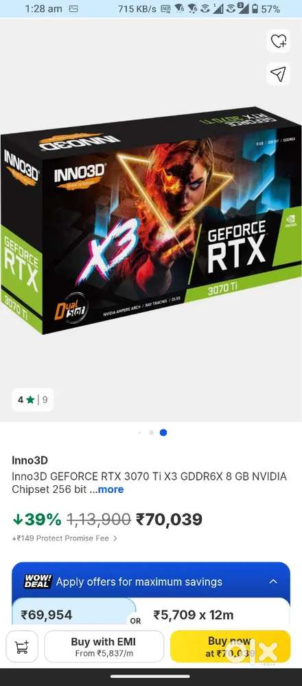 Rtx 3070ti 8gb graphics card need repair