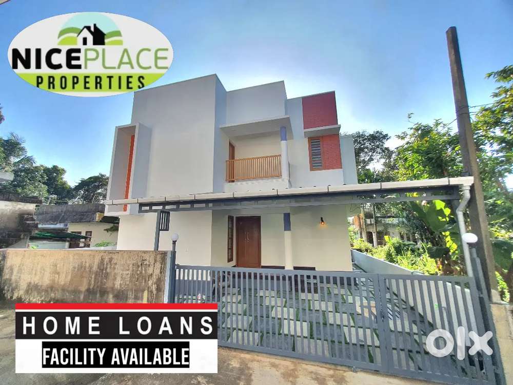 3.250 Cent's land 1300 sqft 3 bhk brand new house for sale ₹ 69 lakhs