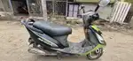 TVS SCOOTY STREAK; MODEL 2013; SELF STARTER; BLACK & GREEN COLOUR; BS3