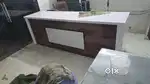 2 Counter and steel fitting with mirror and men dummy sell all items