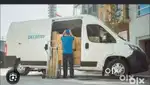 Parcel van helper job