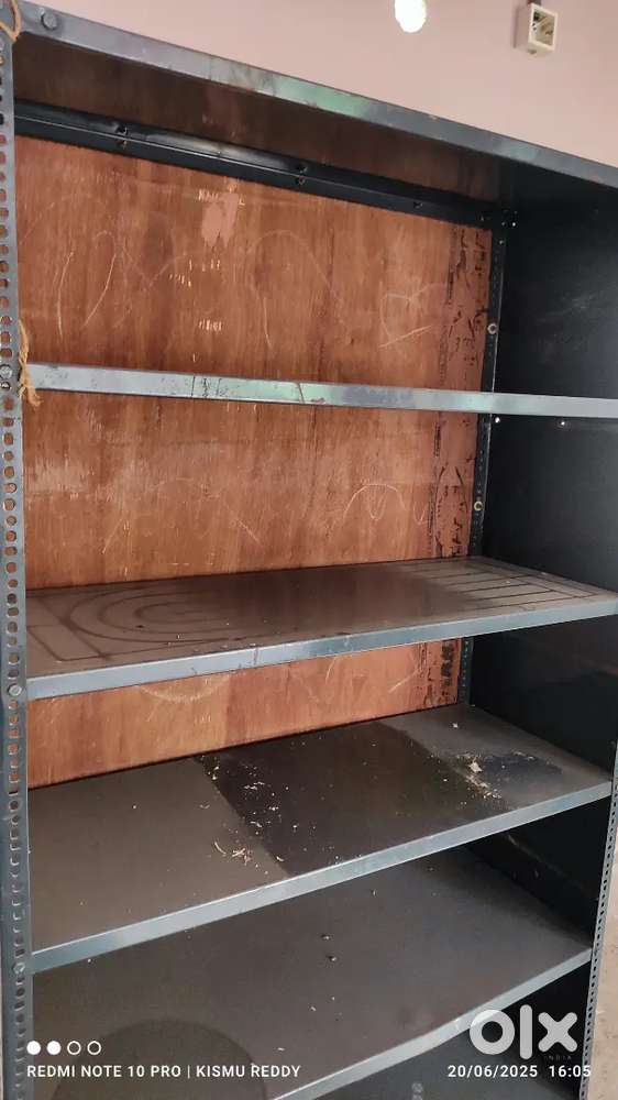 Iron self 4' X 6' 4 Size with heavy gaze including plywood support