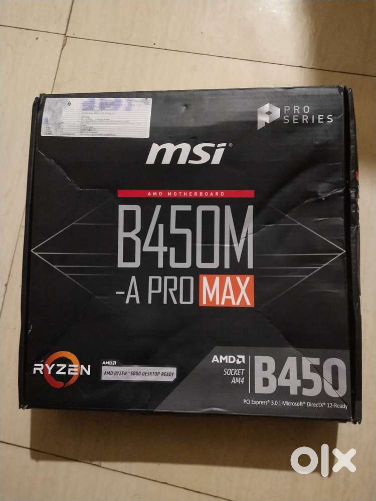 MSI B450M A PRO MAX