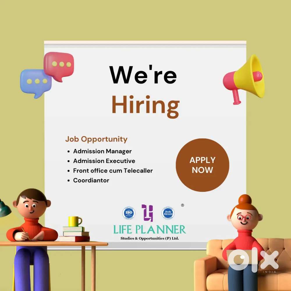 Admission manager,Admission executive,front ofc cumcalling,coordinator