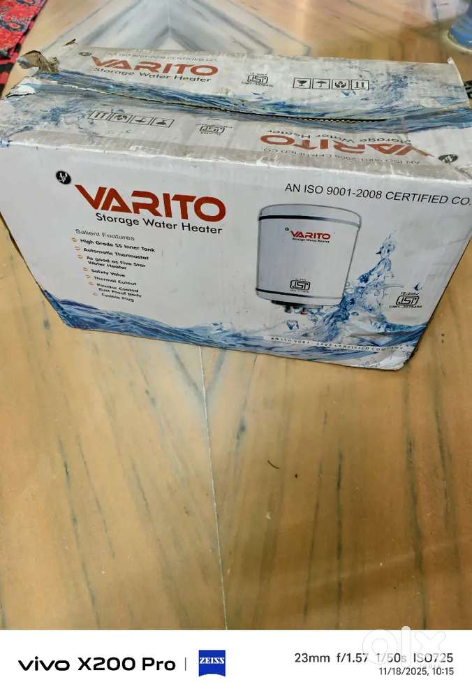 Varito Storage Water Heater
