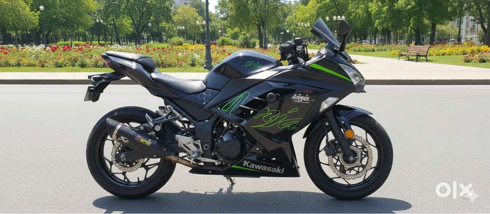Kawasaki Ninja 300 (Sept 2021 model) in showroom-like condition.