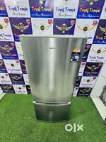 Panasonic steel finish bottom freezer 290 liters double door fridge